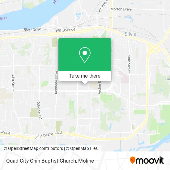 Quad City Chin Baptist Church map