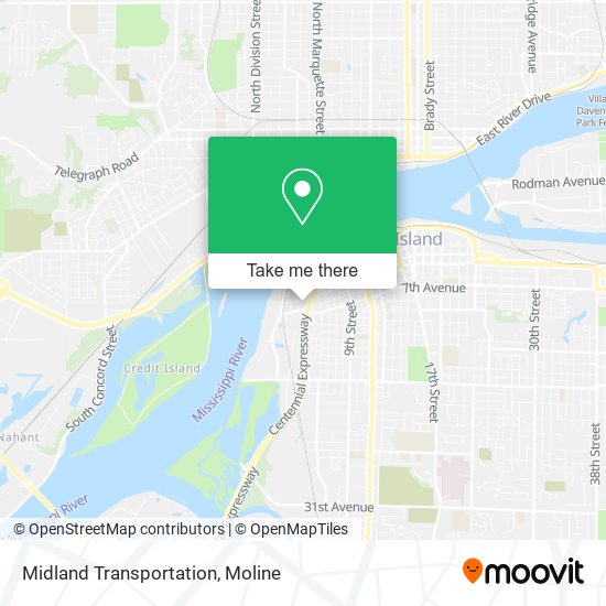 Mapa de Midland Transportation