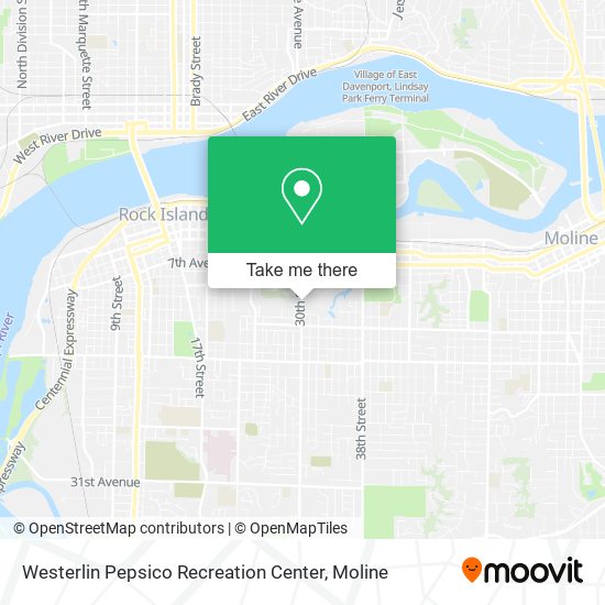 Westerlin Pepsico Recreation Center map