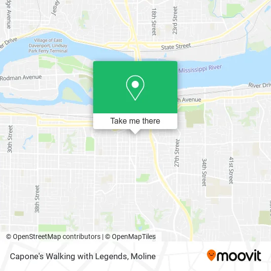 Capone's Walking with Legends map