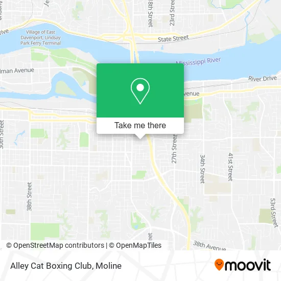 Alley Cat Boxing Club map