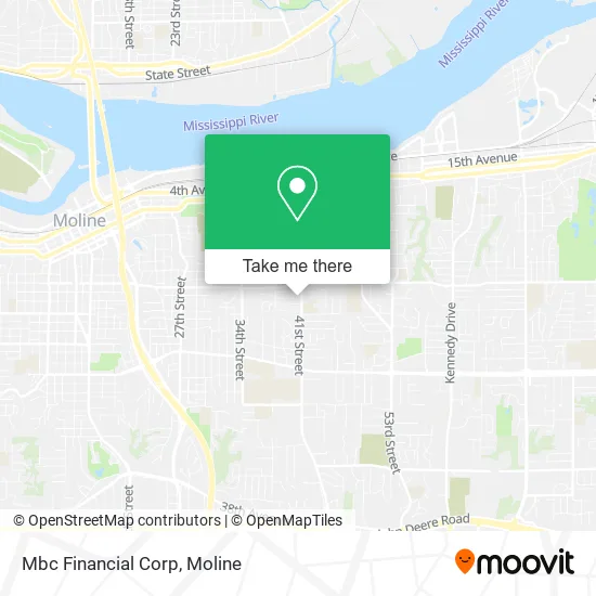 Mbc Financial Corp map