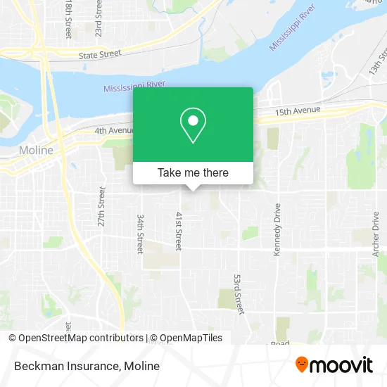 Beckman Insurance map