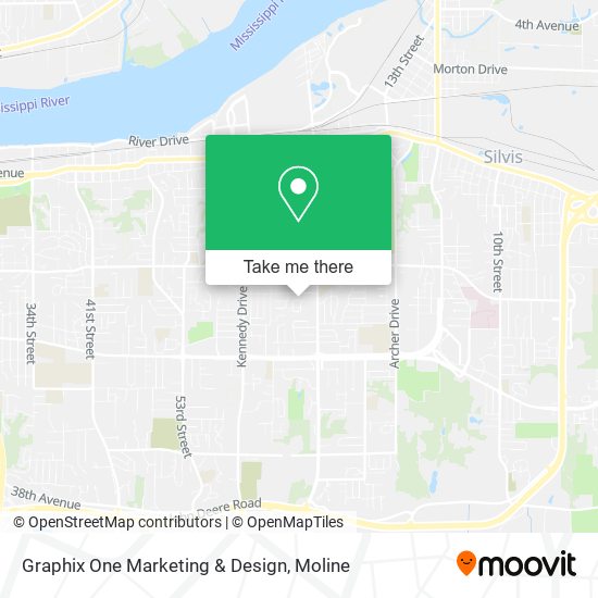 Mapa de Graphix One Marketing & Design