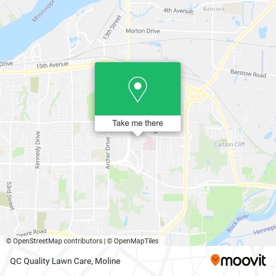 QC Quality Lawn Care map