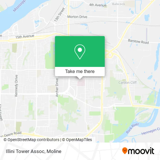 Mapa de Illini Tower Assoc