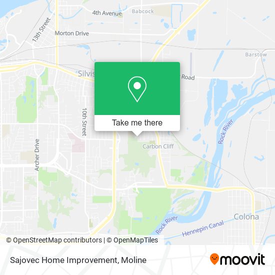 Sajovec Home Improvement map