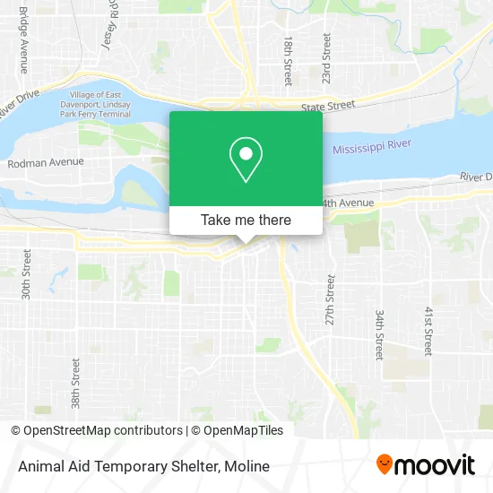 Mapa de Animal Aid Temporary Shelter