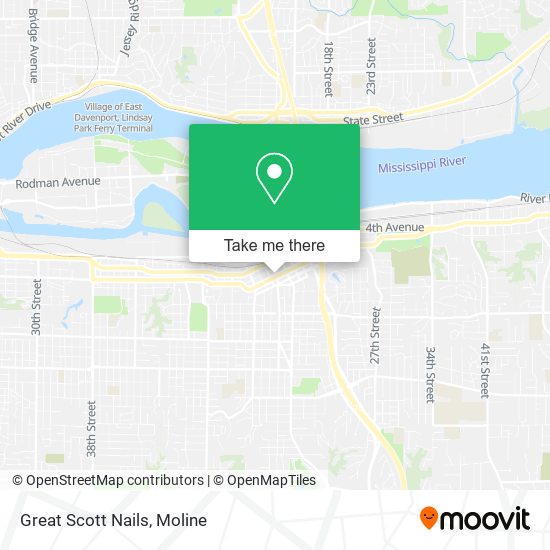Great Scott Nails map