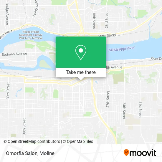 Omorfia Salon map