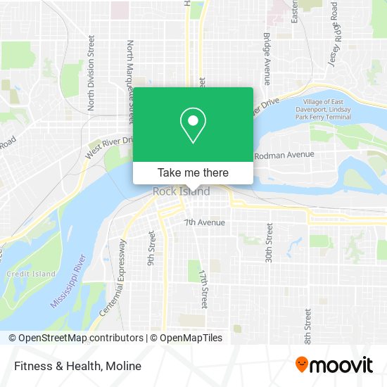 Fitness & Health map