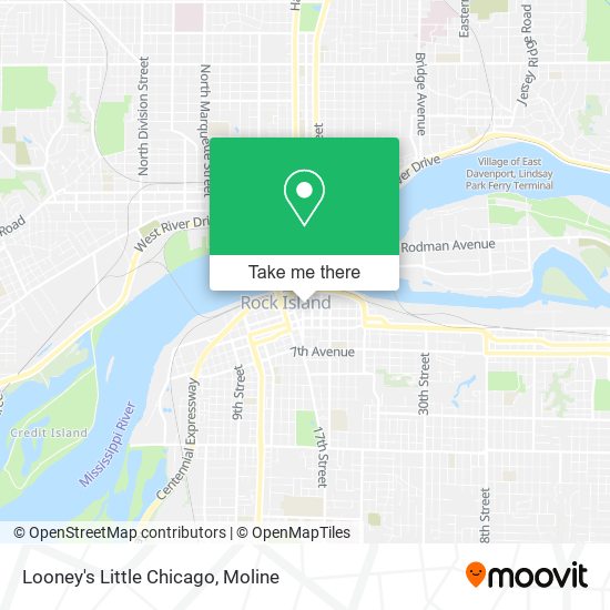 Mapa de Looney's Little Chicago