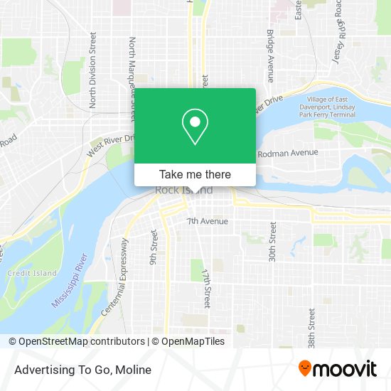 Mapa de Advertising To Go