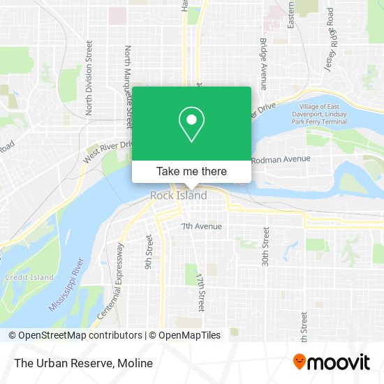 Mapa de The Urban Reserve
