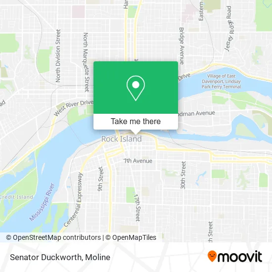 Senator Duckworth map