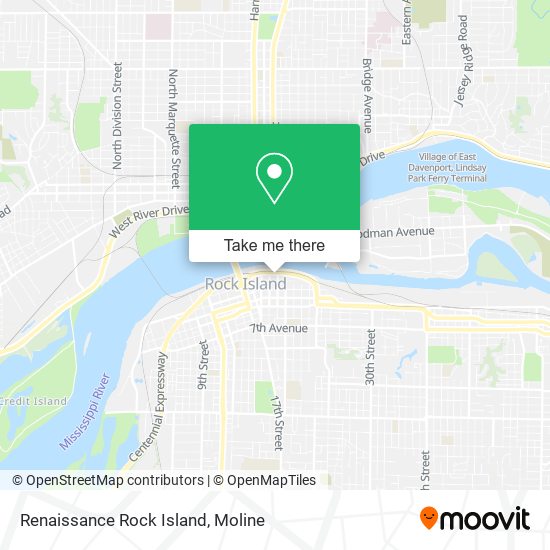 Mapa de Renaissance Rock Island