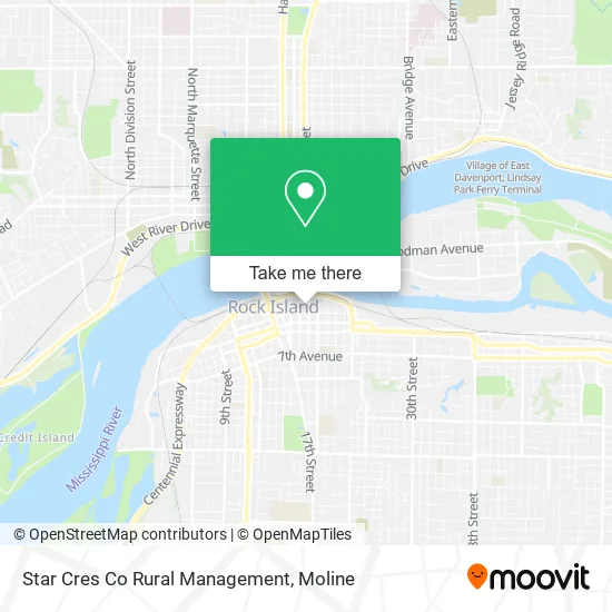 Star Cres Co Rural Management map