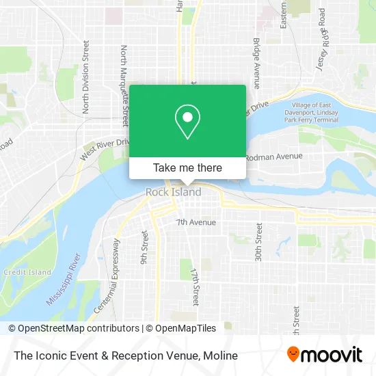The Iconic Event & Reception Venue map