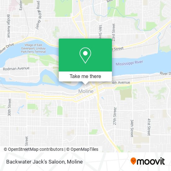 Backwater Jack's Saloon map