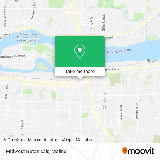 Mapa de Midwest Botanicals