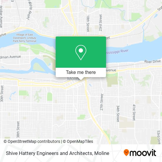 Shive Hattery Engineers and Architects map