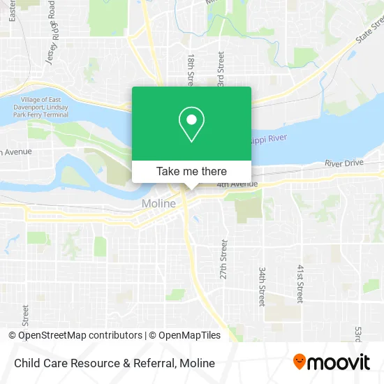 Child Care Resource & Referral map