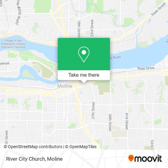 Mapa de River City Church