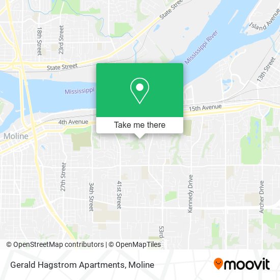 Gerald Hagstrom Apartments map