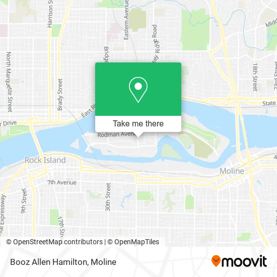 Booz Allen Hamilton map