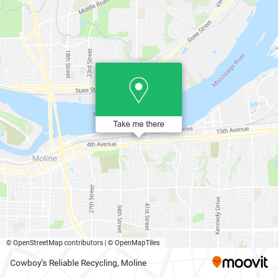 Cowboy's Reliable Recycling map