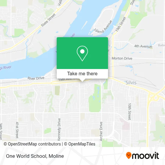 One World School map