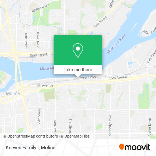 Mapa de Keeven Family I