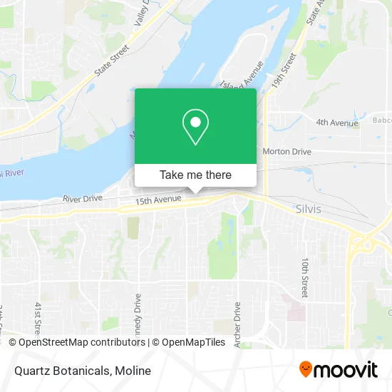 Quartz Botanicals map