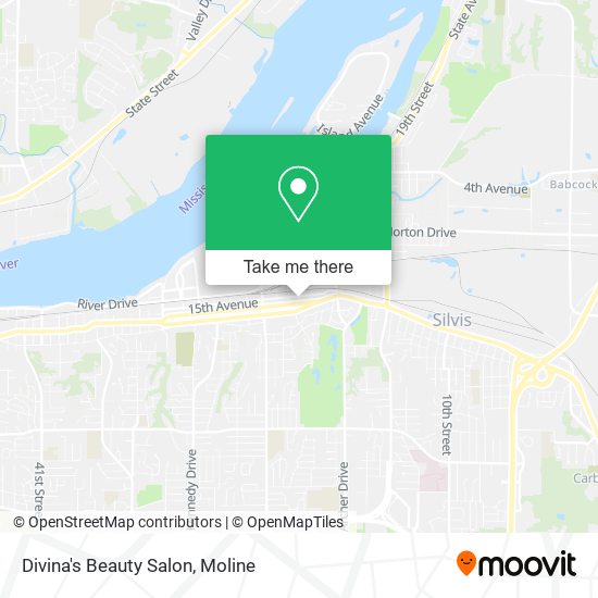 Mapa de Divina's Beauty Salon