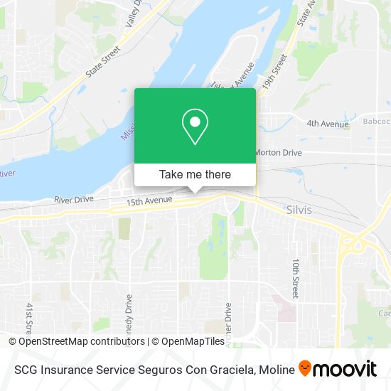 SCG Insurance Service Seguros Con Graciela map