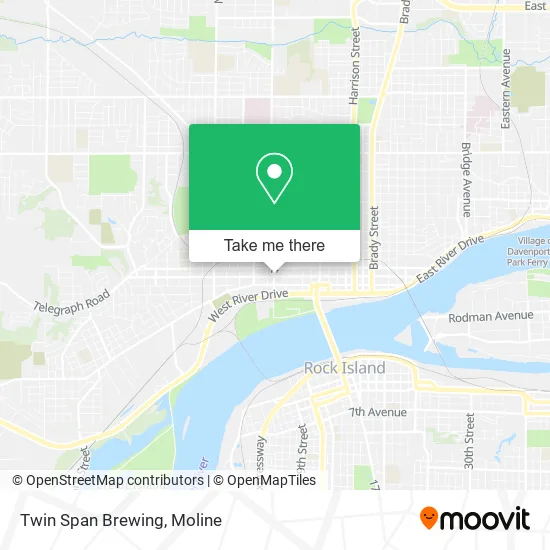 Mapa de Twin Span Brewing