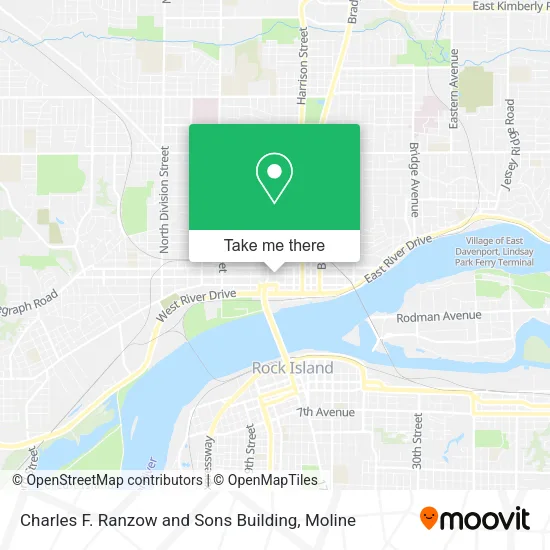 Charles F. Ranzow and Sons Building map