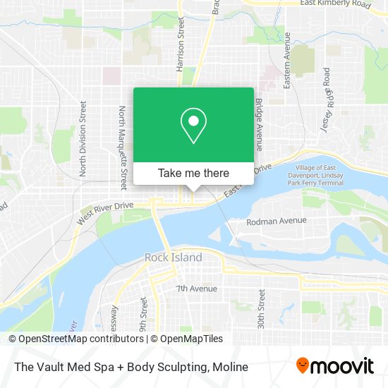 The Vault Med Spa + Body Sculpting map