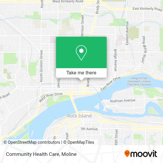 Community Health Care map
