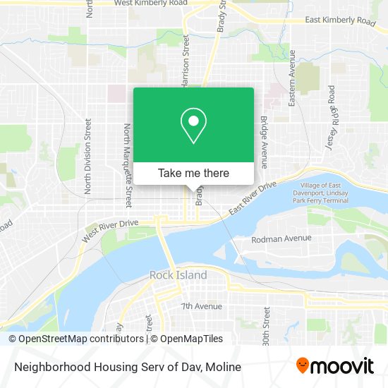 Mapa de Neighborhood Housing Serv of Dav