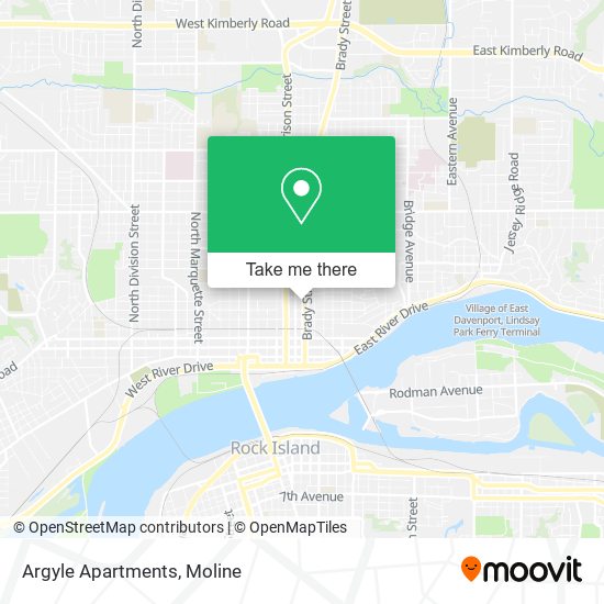 Argyle Apartments map