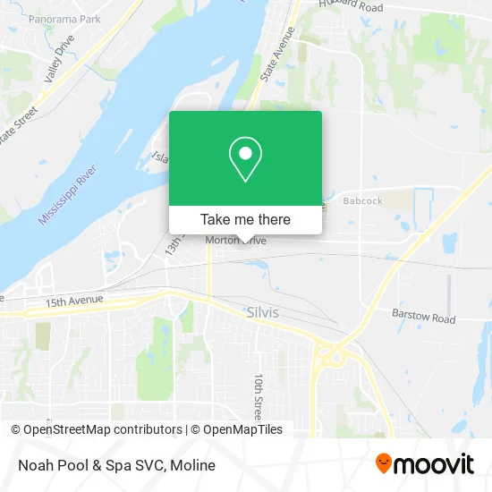 Noah Pool & Spa SVC map