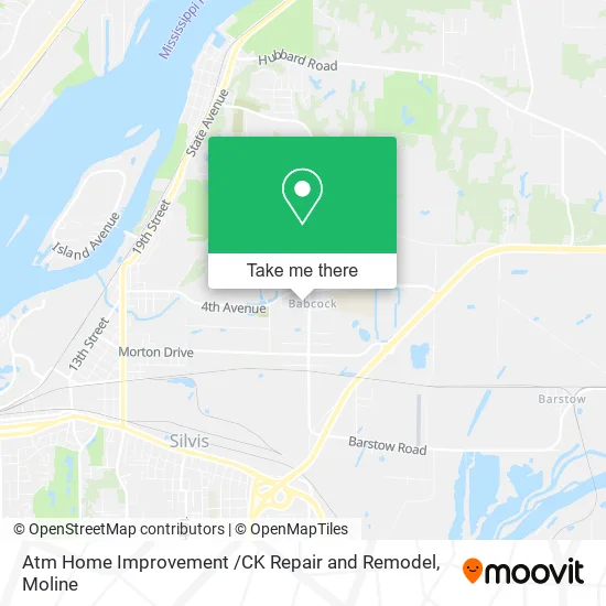 Atm Home Improvement /CK Repair and Remodel map
