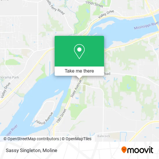 Sassy Singleton map
