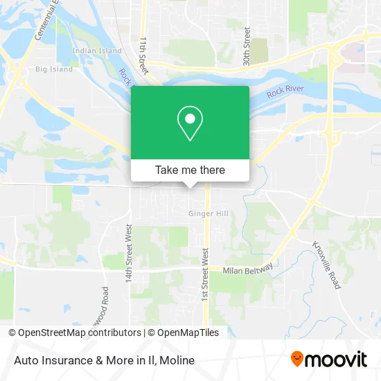 Auto Insurance & More in Il map