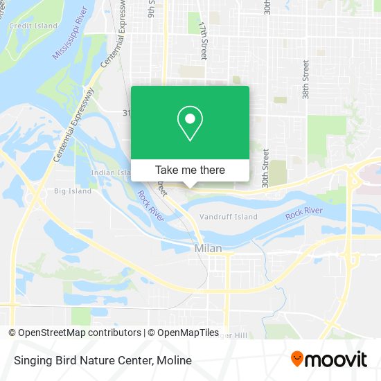 Mapa de Singing Bird Nature Center