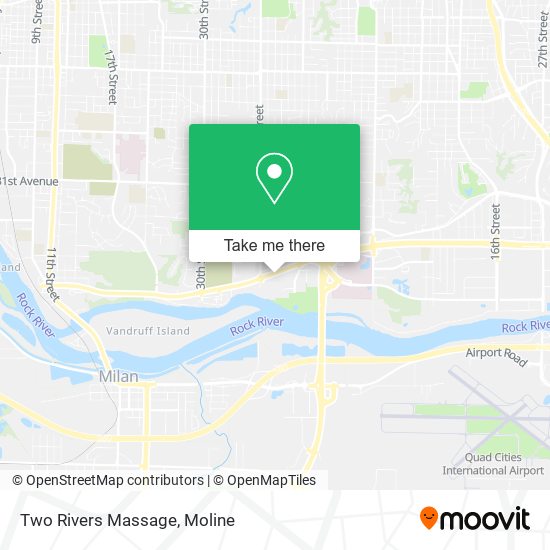 Mapa de Two Rivers Massage