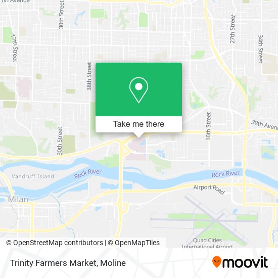 Trinity Farmers Market map