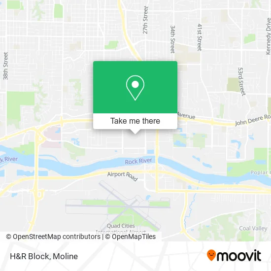 H&R Block map
