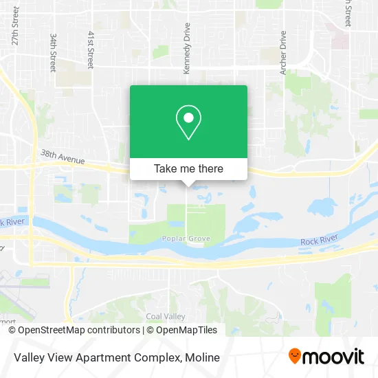 Valley View Apartment Complex map